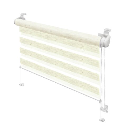 Gardinia Mini Zebra Roló, természetes színű, 86x150cm, ablakroló - Lakberendezés
