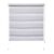 Gardinia Mini Zebra Roló, Prémium szürke, 120x150cm, elölnézet