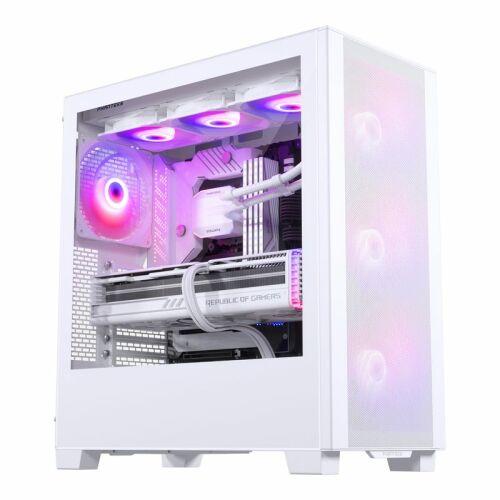 Phanteks XT Pro Ultra Fehér Midi Torony Számítógépház RGB komponensekkel - Phanteks