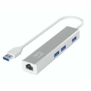 Adaptor LevelOne USB-C -> Gbit-lan + USB3.0 Hub 113868036 - LevelOne Plăci de rețea