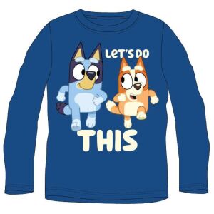 Nickelodeon Bluey Langarmshirt für Kinder mit Bluey und Bingo Charakteren. - Babys & Toddler