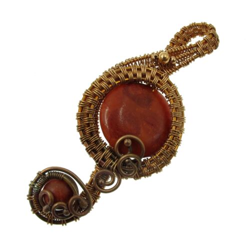 Pandantiv cu chei de sol de bijuterii din cupru coral burete unic 113869759