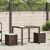 vidaXL 2 db barna polyrattan kerti szék párnával 40x40x43 cm 113872953