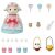 Sylvanian Families figurka owieczki Barbara Dale z akcesoriami do wózka z popcornem