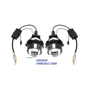 Lentilă proiector Lupe Bi Led LASER Auto 3" cu fascicul laser - Lumini auto
