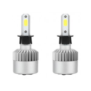 Sada 2 LED žiaroviek H3 COB Canbus, 72W, 8000Lm, 4300K, 12V-24V - Auto žiarovky