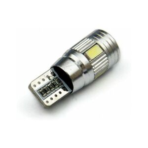Biała żarówka LED do samochodu T10 6 SMD 5630 Canbus - Pojazd i części