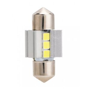 Led Auto Sofit 29mm Canbus 3 SMD Epistar 3030 biela automobilová žiarovka - Auto žiarovky