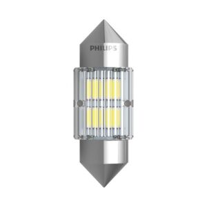 LED žiarovka do auta Philips Ultinon Pro3100 SL 30mm C5W, studená biela, detailný záber - Auto žiarovky