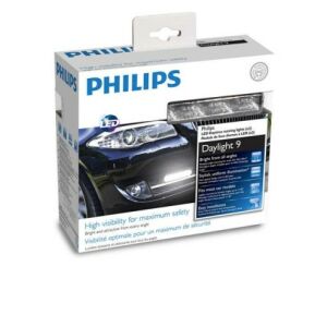 Philips Daylight 9 LED lumini de zi, 5W pe LED, 12V, lumini auto, lumini auto, siguranță, vizibilitate - Lumini auto