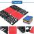 Verpackte und gefaltete System-RENTAI-Kleidung, 59,5 x 23 x 0,2 cm, schwarz/rot 113875537