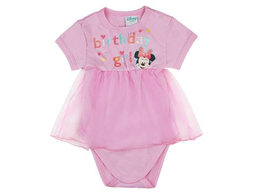 Disney rövid ujjú Body - Minnie Mouse - rózsaszín