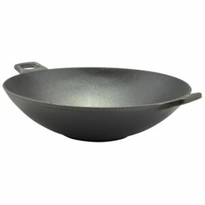 Wok típusú vasfazék, 37x10 cm, Perfect Home