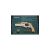 Classic Revolver 3D fa puzzle, anyag részletek, rózsafa, ezüst fóliával bélelt papír, PU bőr, lézerpapír