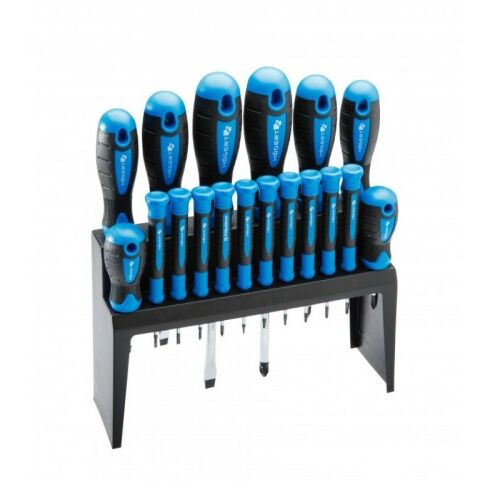 Zestaw wkrętaków 18 elementów stal S2 HT1S098