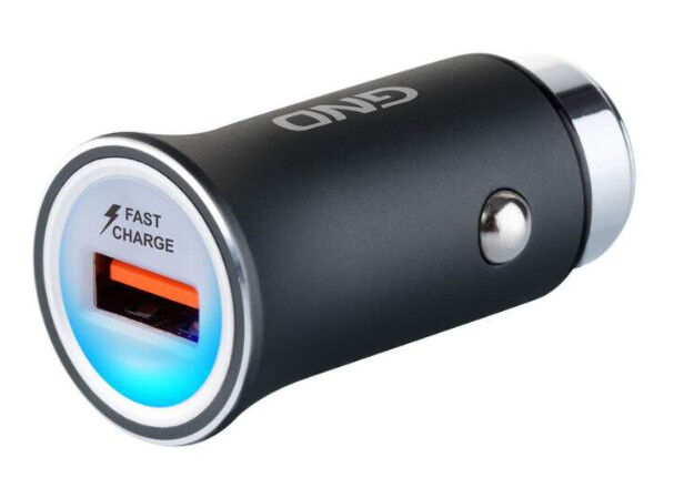 GND CCHQ10 USB autonabíjačka 3 A 18 W FC Black