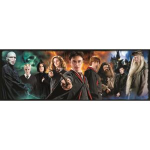 Harry Potter 1000 Teile Panorama Puzzle, Clementoni Marke, mit Harry Potter und anderen Charakteren - Clementoni Puzzle
