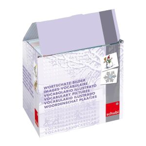 Schubi Képes Szókincs, 180 illusztrált kártya a szókincs fejlesztéséhez angol, német, francia, olasz, spanyol és holland nyelven - Fejlesztő játék ovisoknak