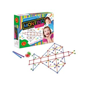 Montino 3D Röhrchen Kreativ-Set 155 Teile von Alexander - Beispiel für eine kreative Konstruktion mit bunten Röhrchen und Verbindern - ALEXANDER