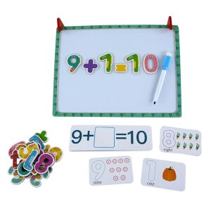 Tablă magnetică cu numere pentru copii, învățarea matematicii, numărarea, jucărie educativă - Jocuri educative pentru școlari