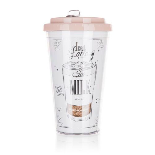 Dvojstenný termohrnček COFFEE 500 ml Iced Latte 113884512