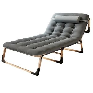 Összecsukható utazóágy BUSINESS, kemping, kenu PREMIUM 75 cm - szürke 2