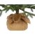 Jutová základňa mini umelého vianočného stromčeka