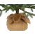 Jutová základňa mini umelého vianočného stromčeka