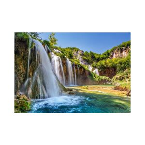 Dokončené puzzle Castorland Krajina padajúcich jazier 1000 dielikov - Castorland Puzzle