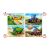 Castorland 4 v 1 puzzle pre deti, poľnohospodárske stroje, 8, 12, 15, 20 dielov, zobrazujúce 4 samostatné puzzle