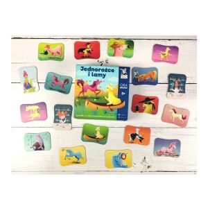 Tudomány Kapitány Egyszarvúak és lámák játék MEMORY #0549