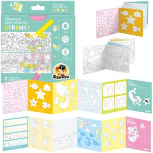 CzuCzu Meerjungfrau Malbuch Set - Enthält Malvorlagen, Labyrinthe und Aktivitäten - CzuCzu