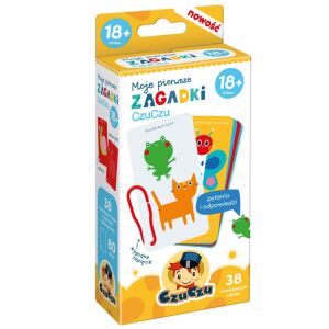 CzuCzu Meine ersten Rätsel Lernkarten für Kleinkinder, 18+ Monate, Kartonverpackung - CzuCzu