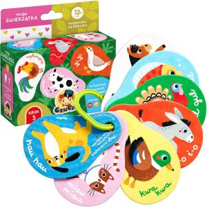 CzuCzu Moje zwierzątka 12m+ Książeczka na kółeczku 113885969 - Książka dla dzieci i młodzieży