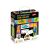 Pudełko gry CzuCzu Domino Dinozaury, zawierające 28 kolorowych kostek domina z ilustracjami dinozaurów i wzorami kropek.