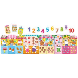 CzuCzu Puzzle Számok Nyuszi bolt padló puzzle, 40 darab, 3 éves kortól - CzuCzu