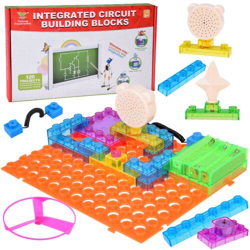 Kis villanyszerelő elektronikus blokkok építőkészlet 120 projekt ZA5241