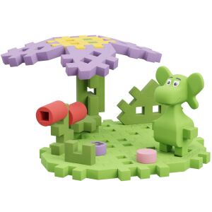 Marioinex Diplodocus Dragon and Jungle Mini gofri 25db + ZA5495 figura