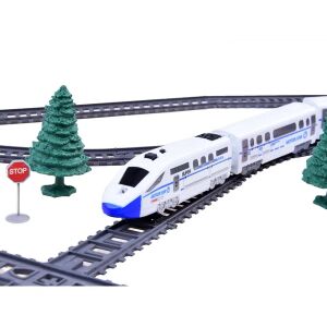 Tren electric Power Train pe șine cu peisaj - Tren, element feroviar, autostradă