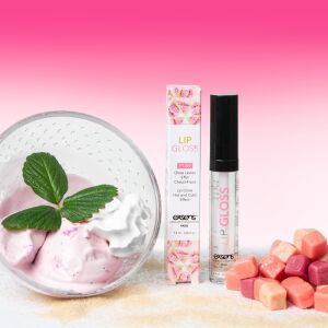 Luciu de buze efect cald-rece Strawberry HOT KISS LIP GLOSS 7,4ml 113887832 - Frumusețe și sănătate