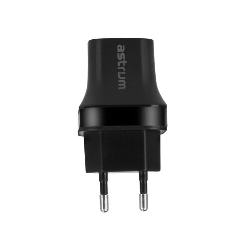 Astrum CH220 fekete prémium hálózati töltő 2.1A 2xUSB, 2x Smart IC 10W
