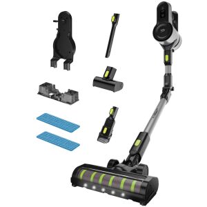 Beko ErgoClean PRO VRT84225VI Akku-Staubsauger mit Zubehör, einschließlich Ladestation, Fugendüse, Staubpinsel, Polsterdüse und Wischpads - Beko