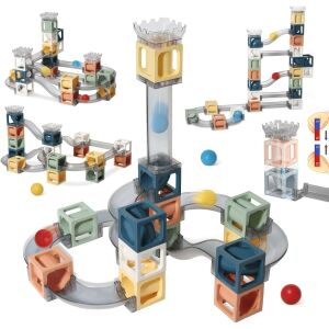 Set de blocuri magnetice Flippy - Colaje care prezintă diverse configurații și utilizări ale blocurilor magnetice. - Joc de construcție magnetic