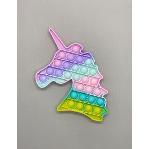 Szilikon stresszoldó játék, tedd fel most és fordítsd meg, egyszarvú, többszínű, 3-as modell