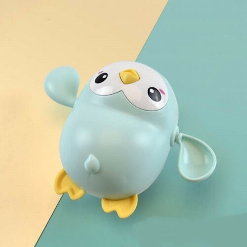 Flippy a kék pingvin fürdőjáték, felhúzható fürdőjáték gyerekeknek