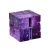 Lila galaxis fidget kocka, végtelen kocka, stresszoldó játék, 4x4x4 cm
