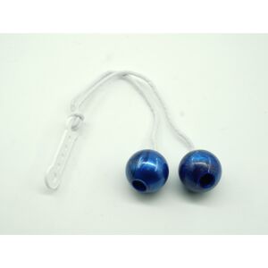 Interaktív játék labdákkal, Flippy, Clackers labda, stresszoldó, kék, 40 mm