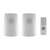Home Wireless Doorbell Kit, 2 Chimes, 1 Push Button, 100m Range