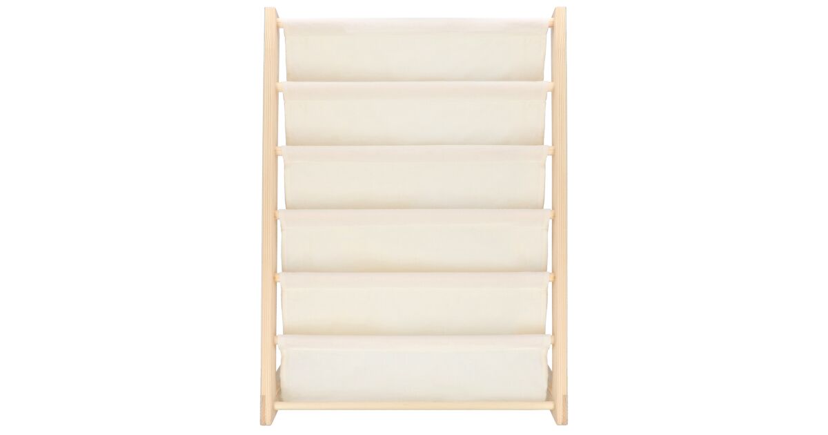 Drewniany regał dziecięcy Dechland - 5 półek - 80 cm 114144334