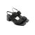 Sandale Calvin Klein cu toc masiv si insertii de piele Negru 39 EU 113896661